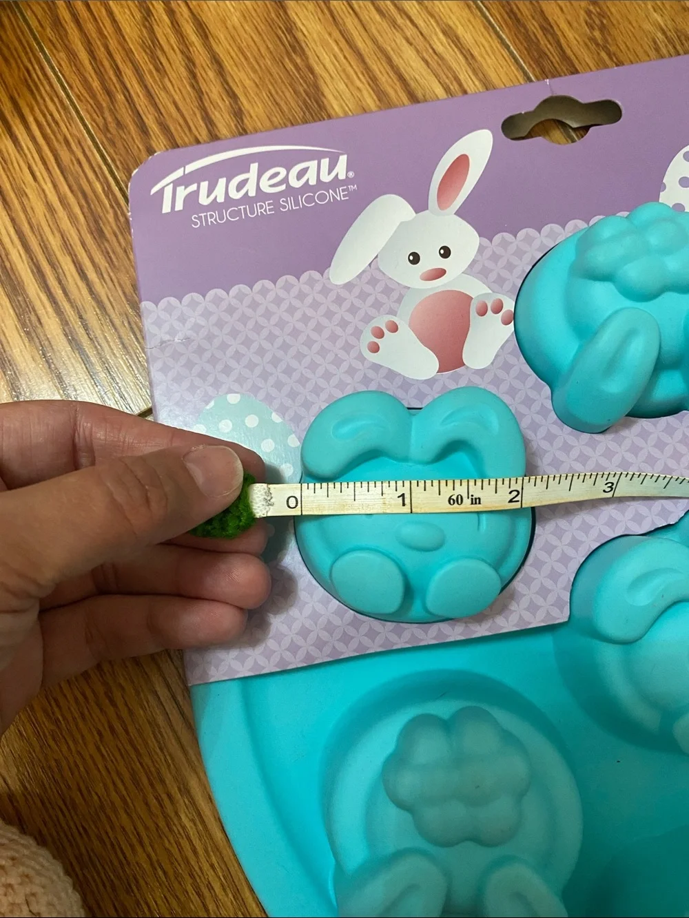 TRUDEAU bunnies mould cupcake pan silicone mould New